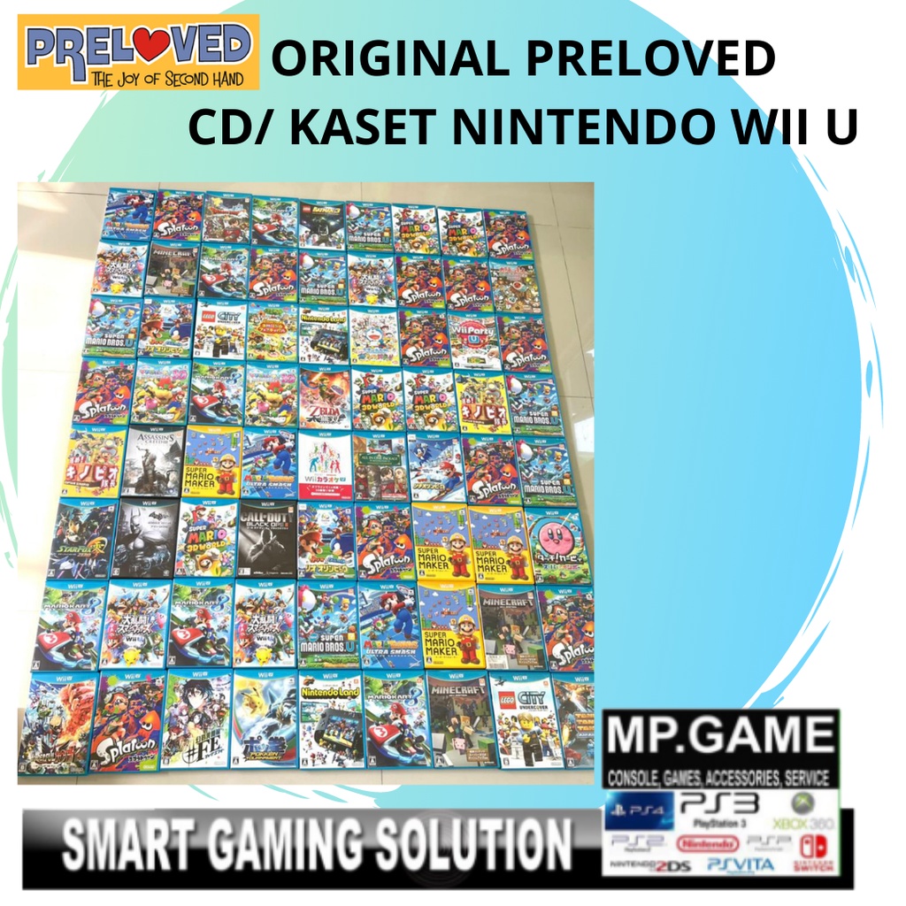 Original Preloved CD Kaset NIntendo WiiU Jepang
