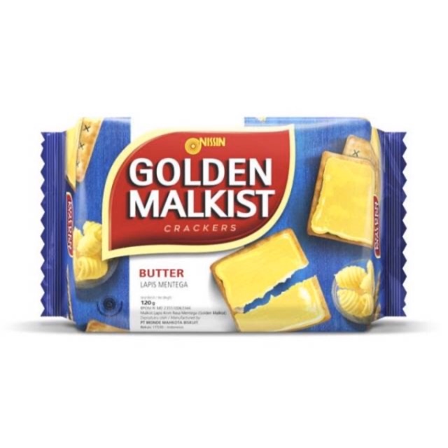 

Nissin Golden Malkist Butter Biskuit 120 g. Ini enakkk Bgt!! Must Try!!