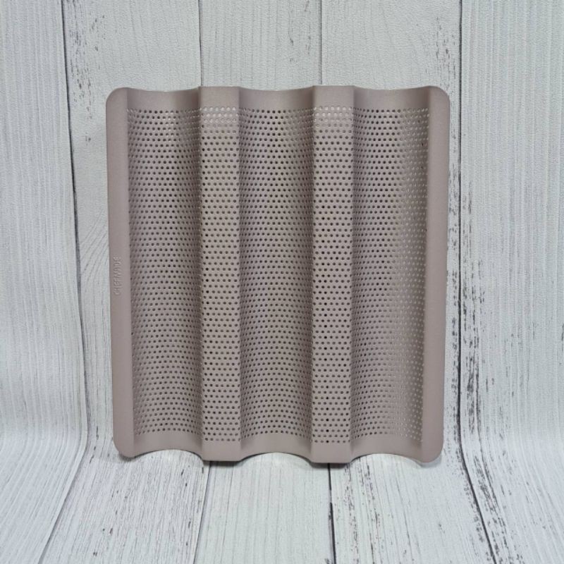 chefmade small baguette tray bake pan / loyang roti baguette
