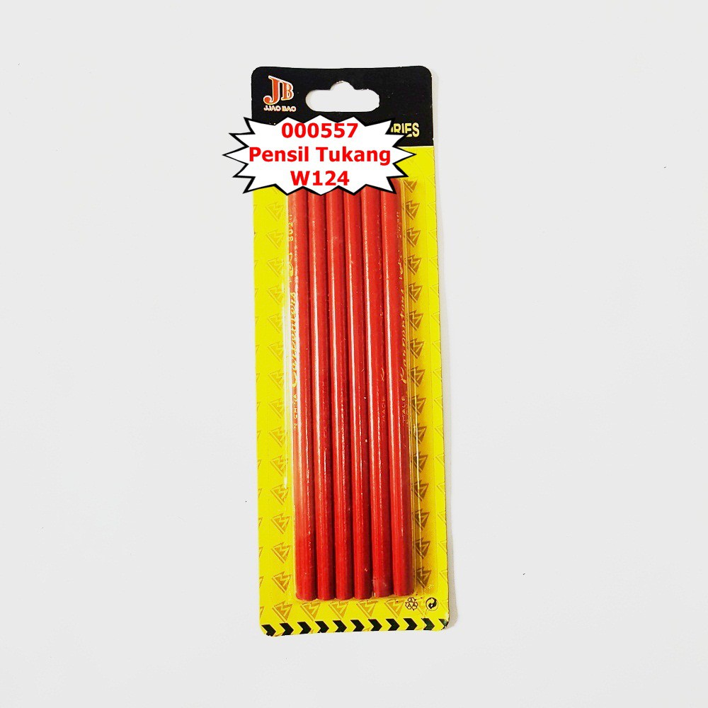 

W-124 Pensil Tukang Bangunan 6 pcs