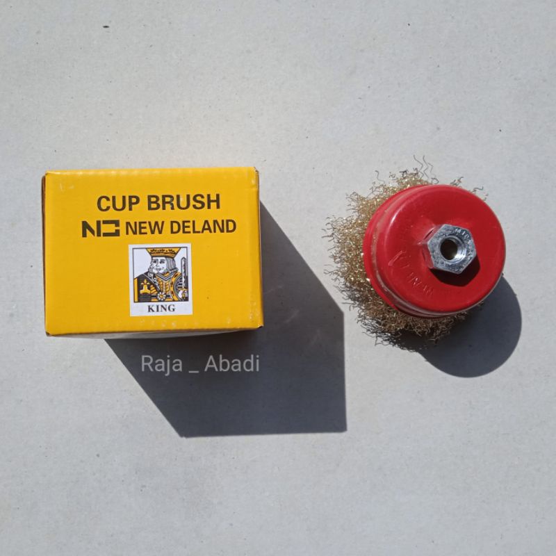 SIKAT GERINDA - mangkok sikat - cup brush