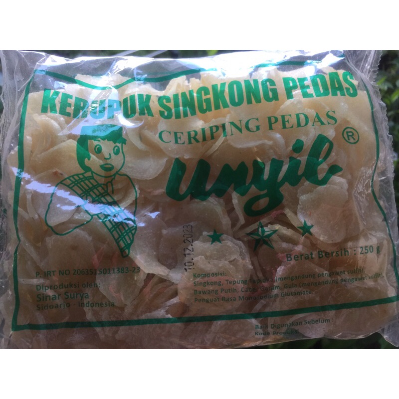 

Krupuk Singkong pedas Unyil