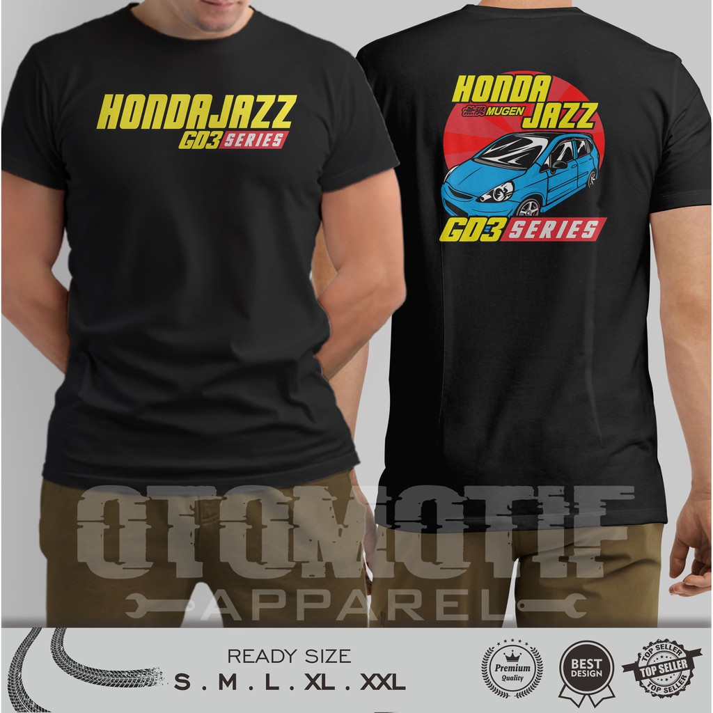 KAOS OTOMOTIF HONDA JAZZ GD3 JAPAN SERI