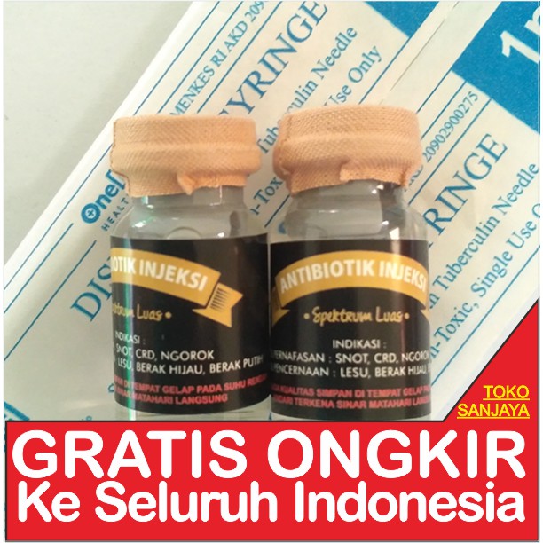 JUAL  Obat Injeksi Ridwan EP Burung Snot, Loyo,  Mencret