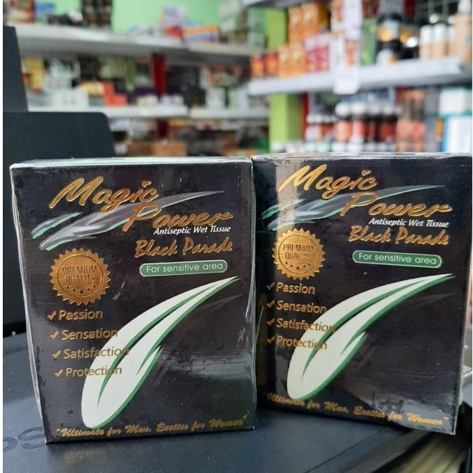 Tissue Magic Power Black Parade Tisu Antiseptik Pembersih Alat Vital