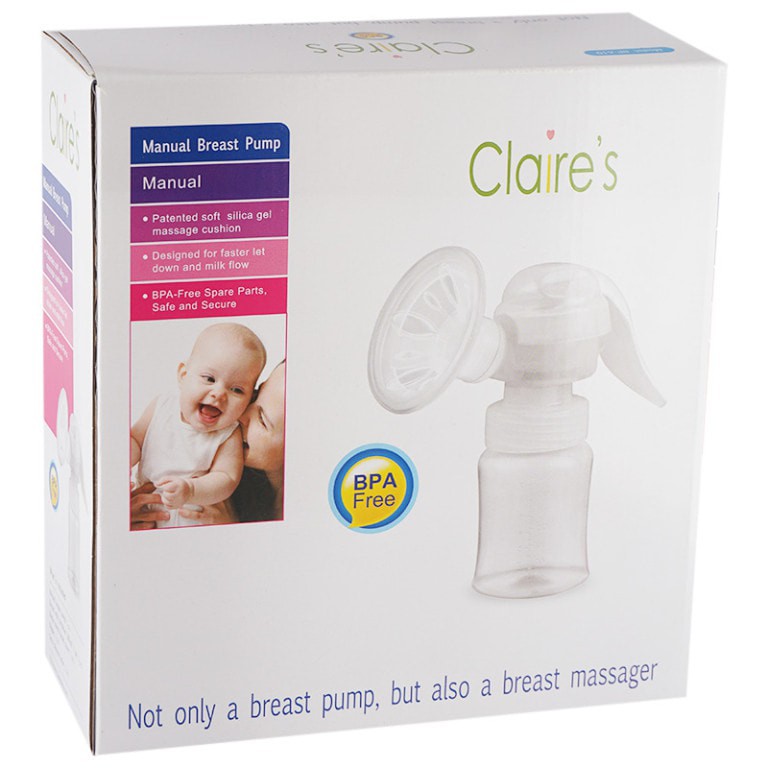 Makassar Claire's manual breast pump Pompa ASI manual BP-A10 breast massager claires