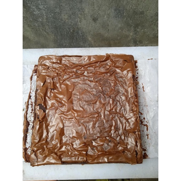 

brownies panggang shiny crust fudgy brownies