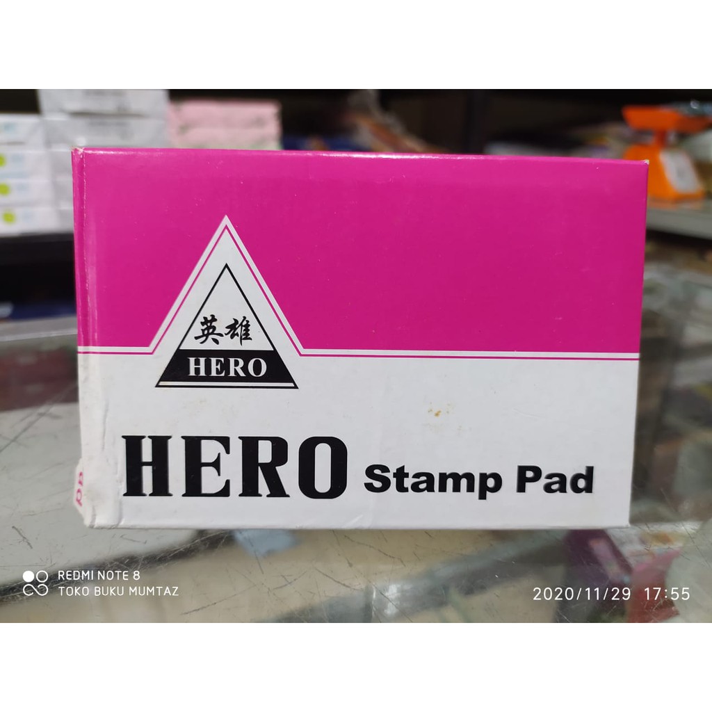 

HERO Stamp Pad / Bantalan Stempel / Bak Stempel Besar