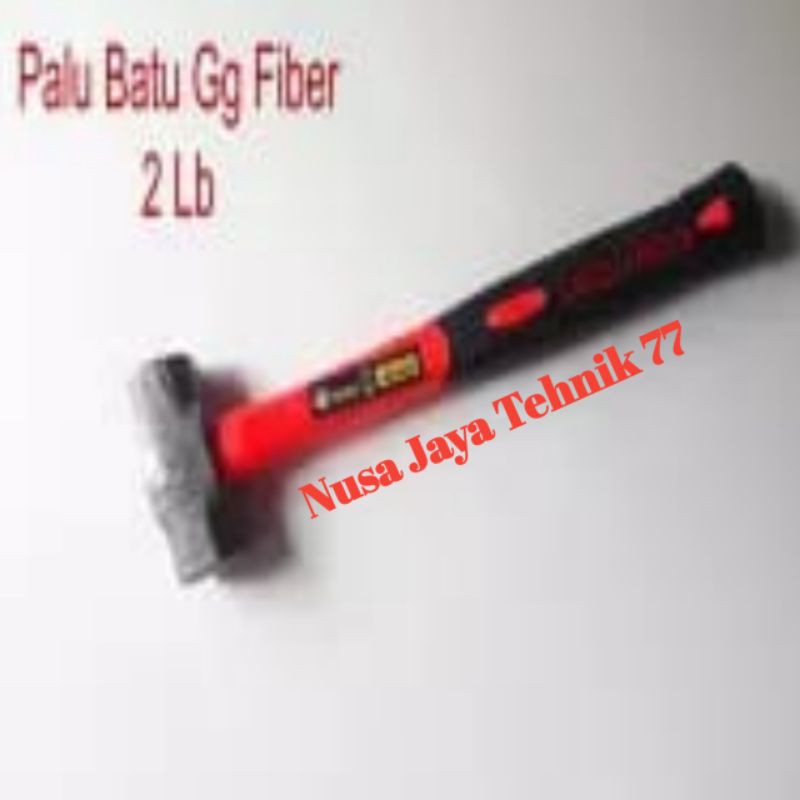 Palu Batu Gagang Fiber 2 LB