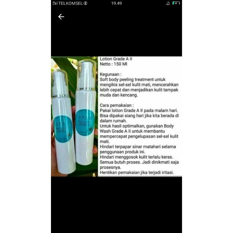Elbyci lotion grade All