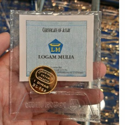 LM coin antam 1 dinar 4.25gr 4,25gr 24k 9999