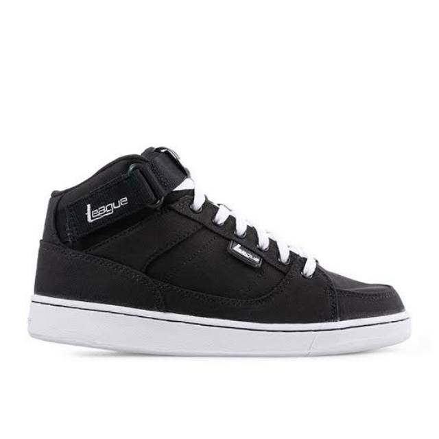 Sepatu League Cowo Hitam Geof Cvs M sneakers pria original murah lokal