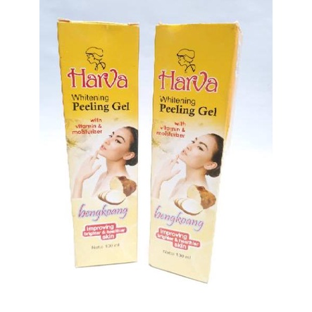 [KODE PRODUK C6QWU5461] Harva Whitening Peeling Gel pepaya dan bengkoang 100 ml