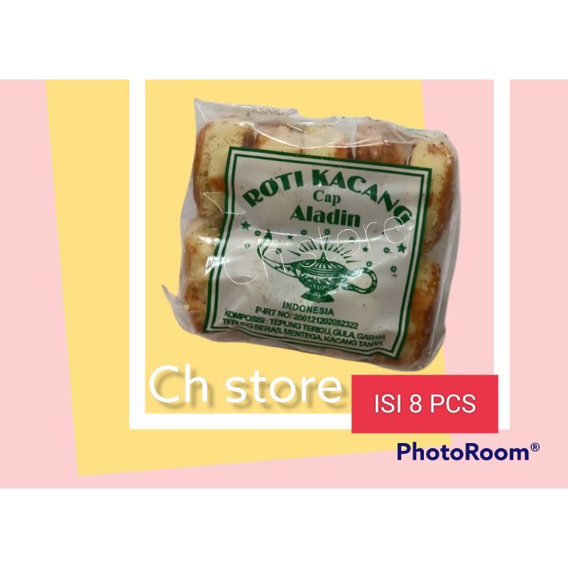 

1 Bungkus Roti Kacang Cap Aladin isi 8 pcs mini