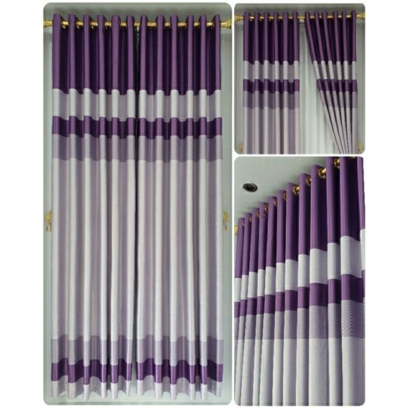 (ORIGINAL)gorden blackout motip pelangi gorden pintu gorden jendela