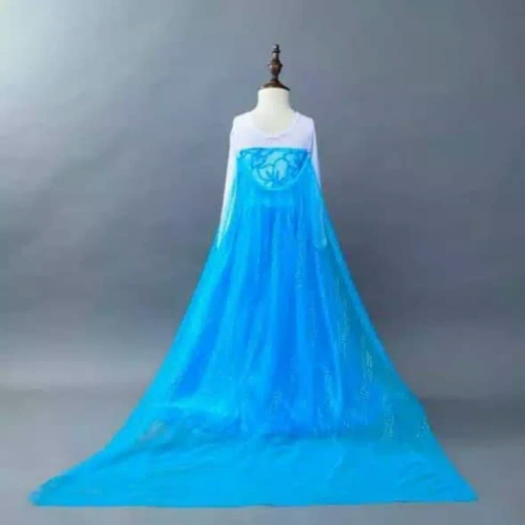 BISA COD | baju frozen anak perempuan gaun frozen anak baju frozen gaun pesta anak perempuan KE67