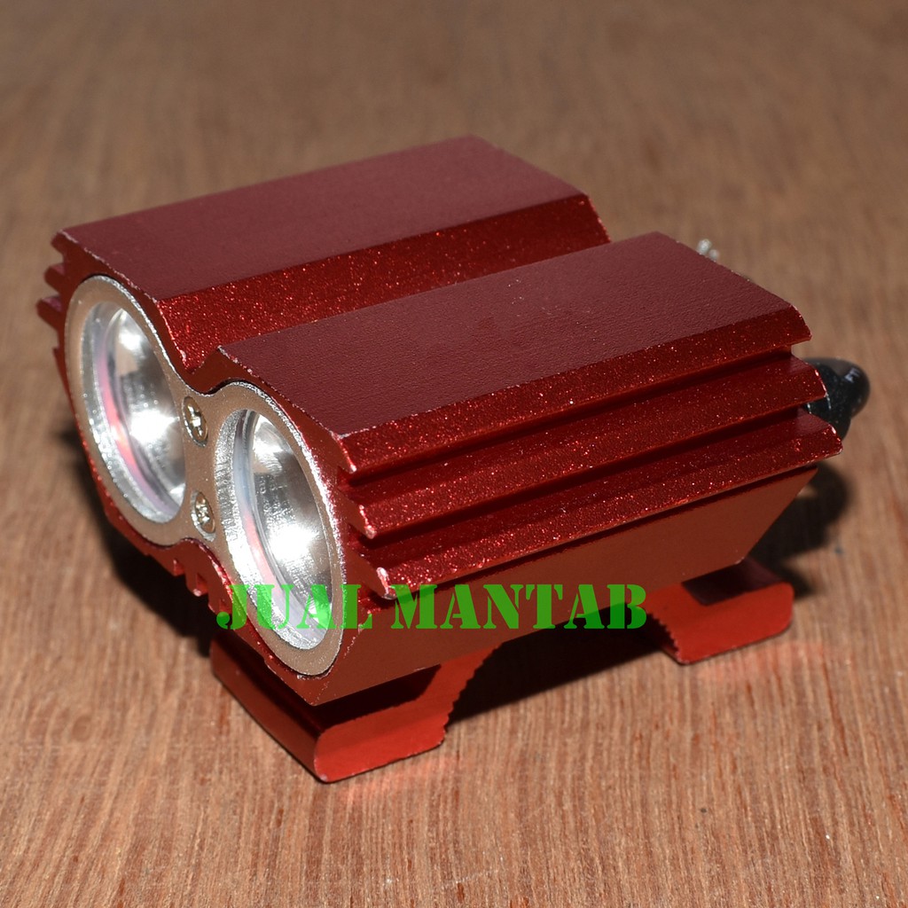 Lampu Tembak Motor LED Super Terang l Variasi Aksesoris Motor Dan Mobil Lampu Owl Super Focus Lampu Tembak Projector Bi Xenon Waterproof Arus DC Lampu Tembak LED 2 X Universal Murah