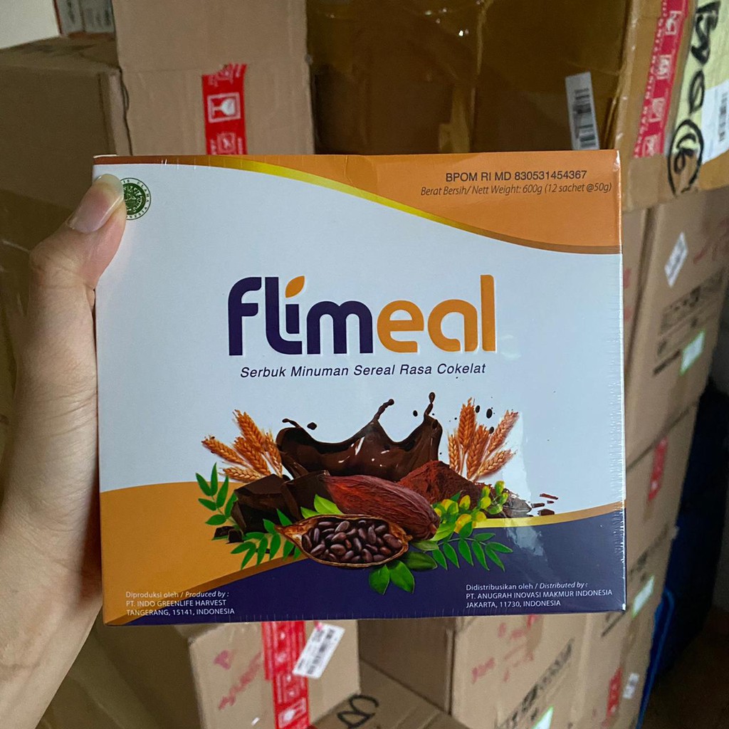 FLIMEAL 2 BOX 24 Sachet By Flimty Makanan diet Makanan pengganti meal replacement