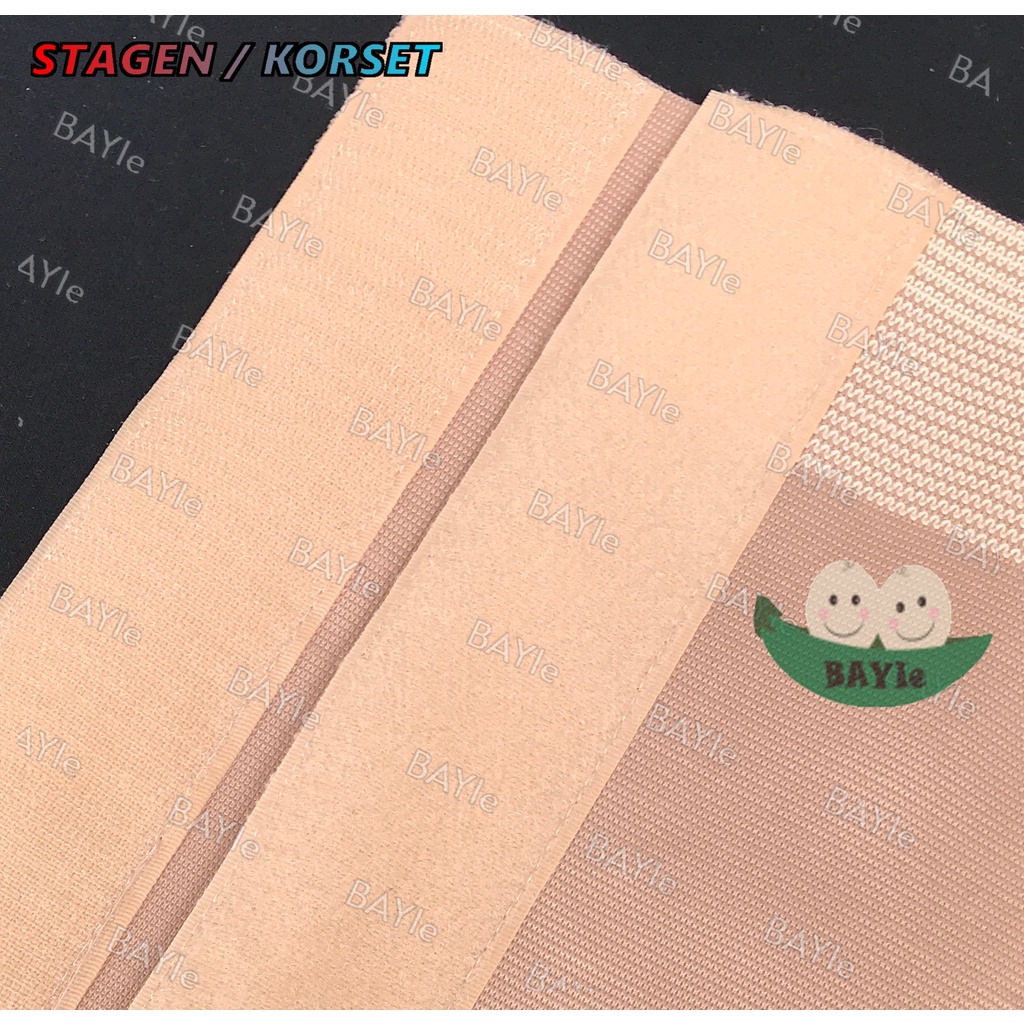 BAYIe - Korset / Stagen Pelangsing/Pengecil Perut setelah Melahirkan Model PEREKAT GOLDEN NICK 901P Lebar 29 cm Size M, L, XL, XXL, XXXL