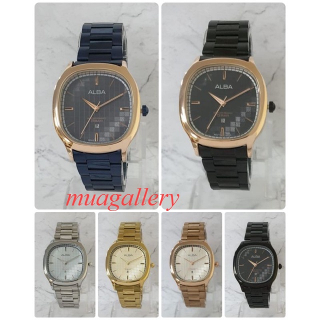 Jam Tangan Wanita Alba Analog strap Rantai Alba Fashion