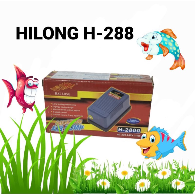 AIR PUMP HILONG H-2800 AERATOR AQUARIUM 1 OUTPUT