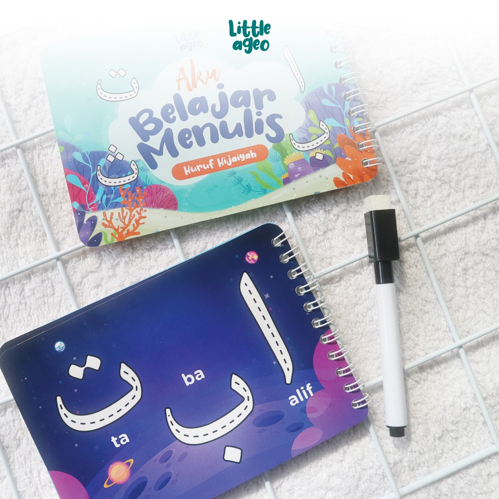 

Mini Notebook Belajar Menulis Huruf Hijaiyah