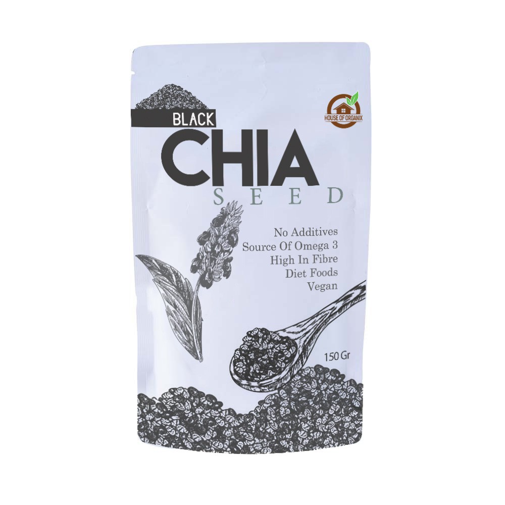 ORGANIC BLACK CHIA SEEDS 1KG