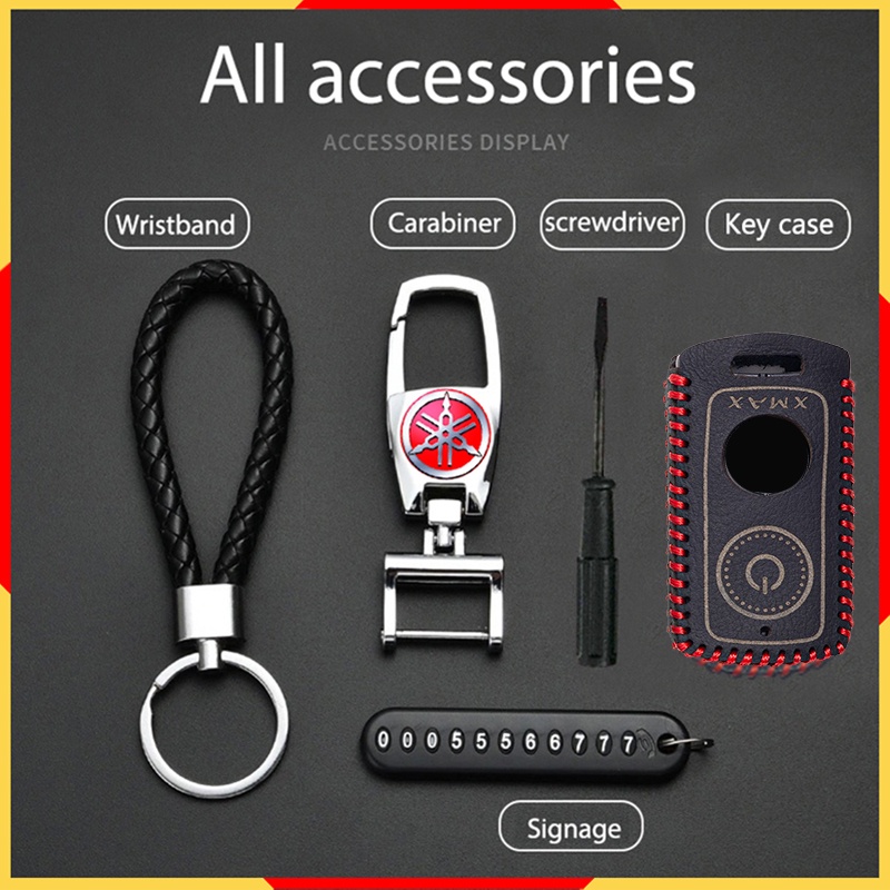 cover kunci motor remote Yamaha NVX / Y16 / Aerox / Xmax kulit Remote Key Kasus Cover untuk Sepeda Motor