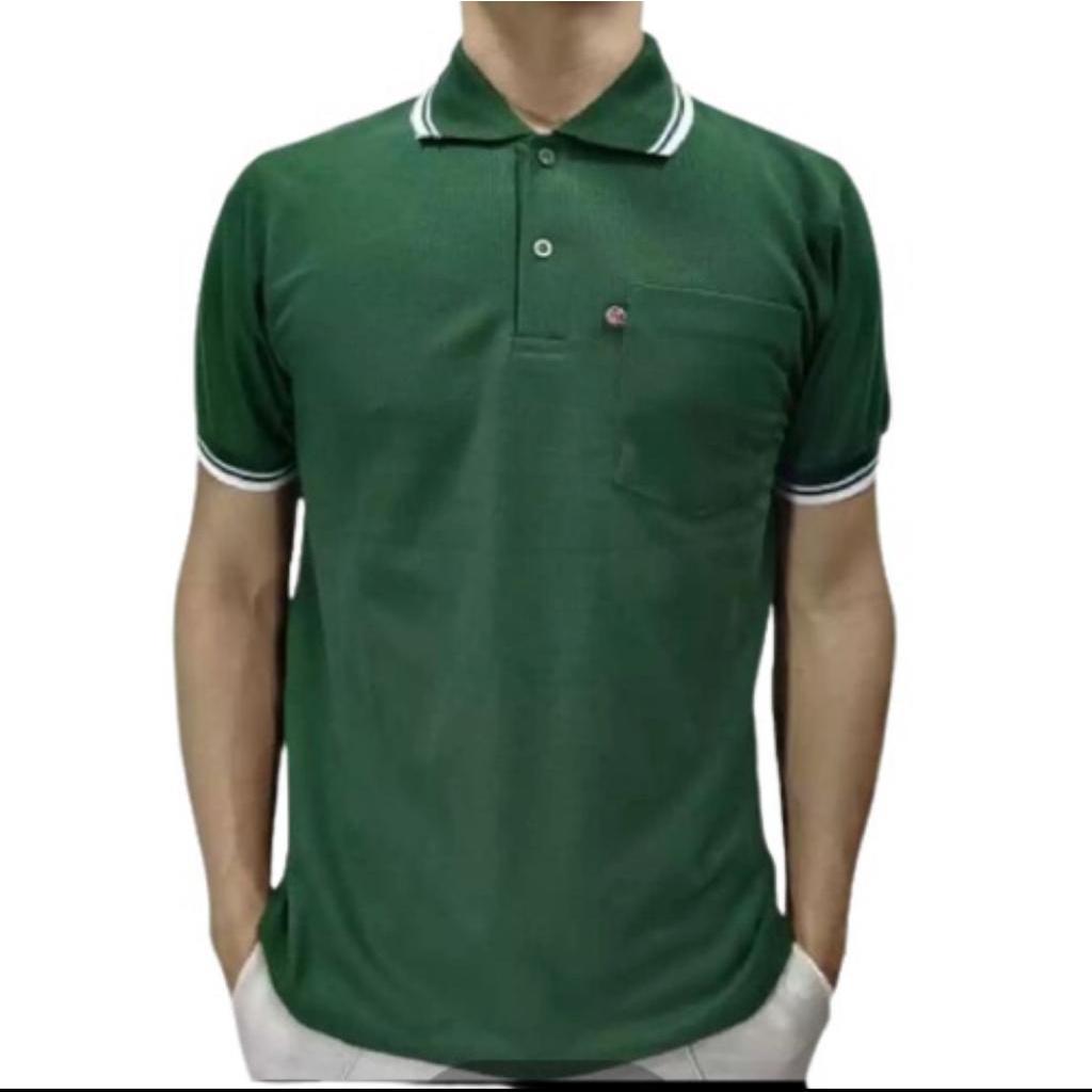 Noveli wear - Kaos polo pria polos saku | kaos kerah pria saku dewasa lengan pendek size L XL XXL