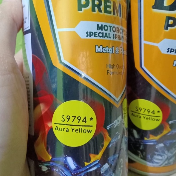 New DITON Premium  SUZUKI COLORS Pilok Pilox Cat Semprot S9794* Aura Yellow / 9794 Kuning Suzuki (400cc)