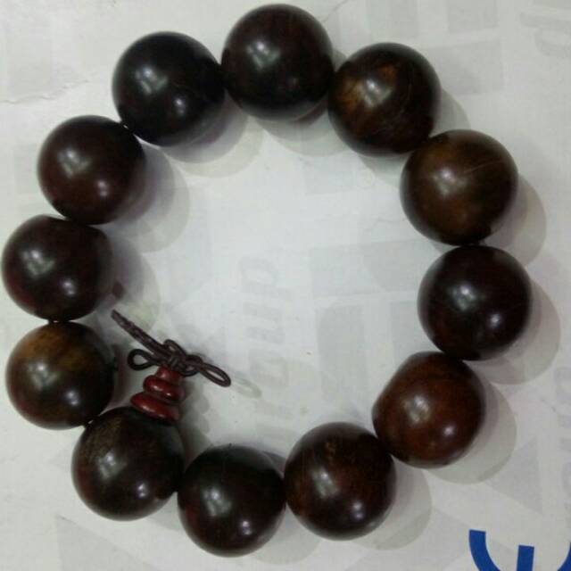 Gelang Tangan Buddha Sandalwood 12 Butir Grade B