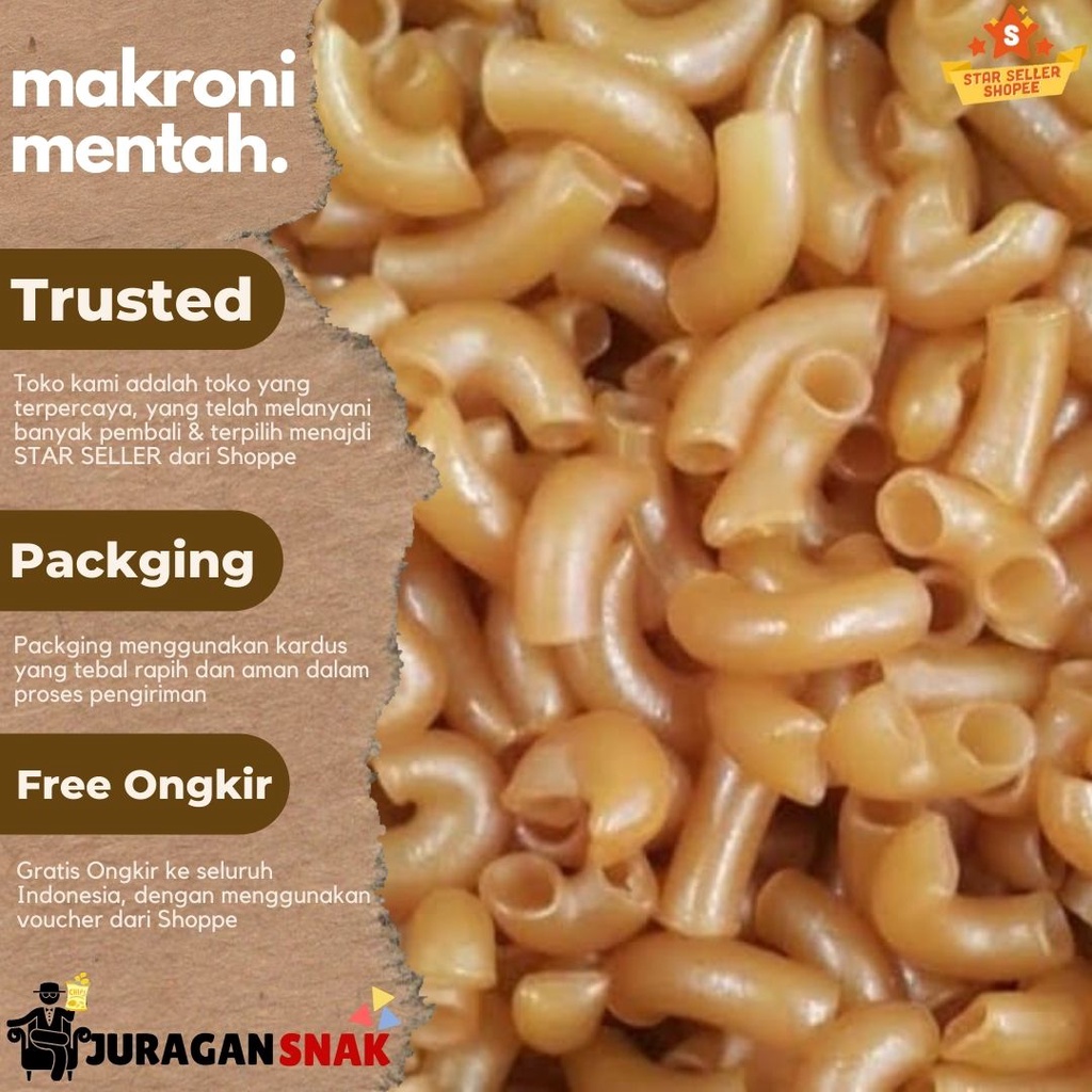 

Makaroni Ngembang Mentah 500 gr langsung goreng Free Ongkir Snack Cemilan Makanan Ringan