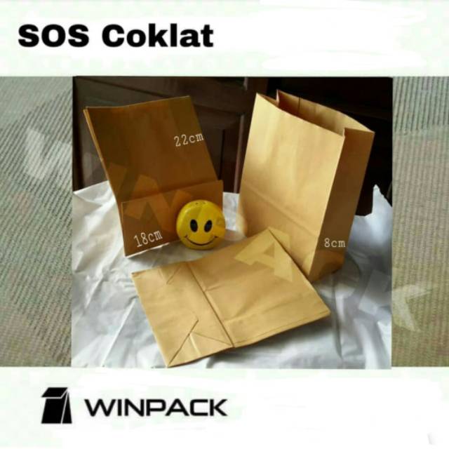 

KANTONG KERTAS COKLAT SOS L+