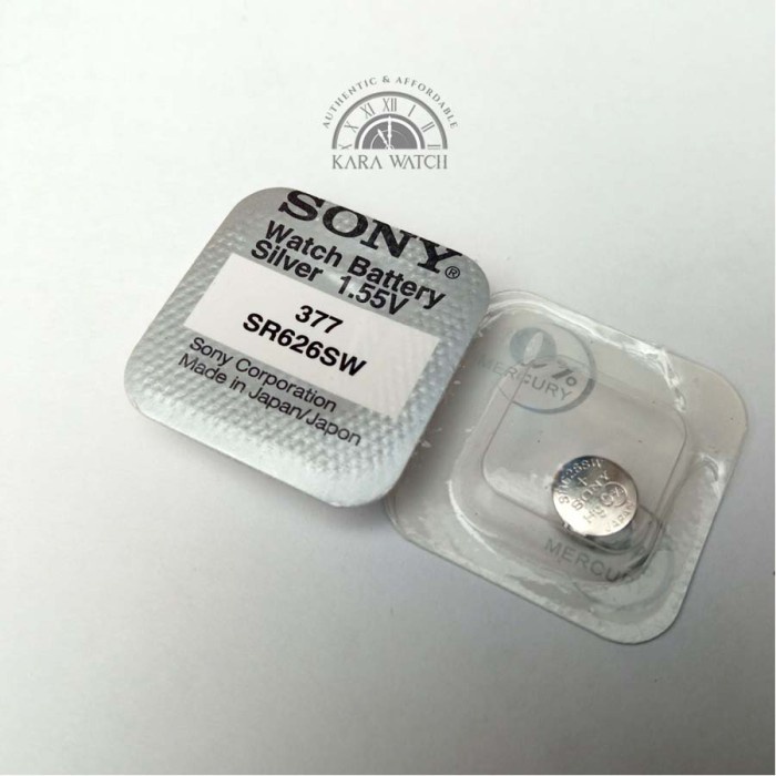 SONY Baterai Jam Tangan AG4 626A 377 SR626SW Alkaline battery 1.55 V