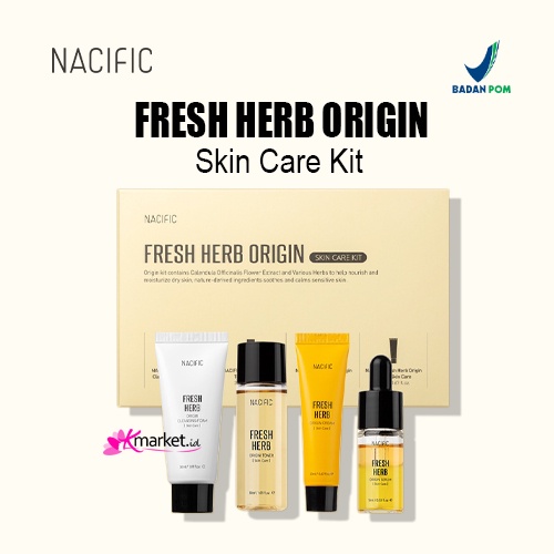 [BPOM] Nacific Fresh Herb Origin Kit | Nacific Fresh Herb Skin Care Kit (4 Items)