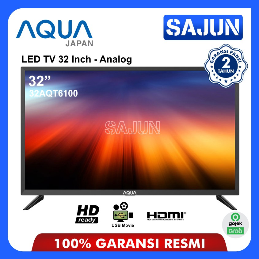  AQUA  32AQT6100 LED TV  32 INCH USB MOVIE HDMI HD TV  