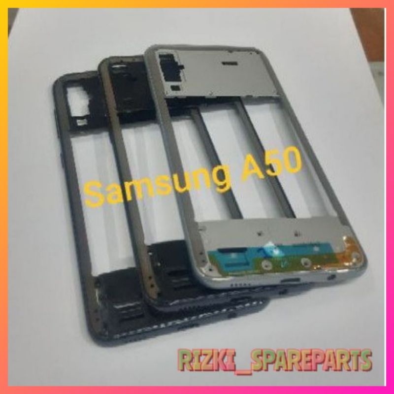 Tutup Mesin - Tulang Tengah Bezel - Bazel samping Samsung Galaxy A50 A505F A505
