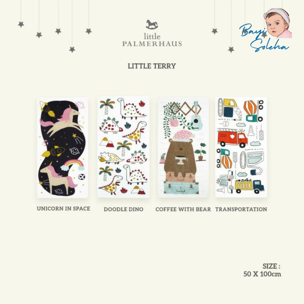 Little Palmerhaus - Little Terry Handuk Bayi / Anak | Baby Towel-1