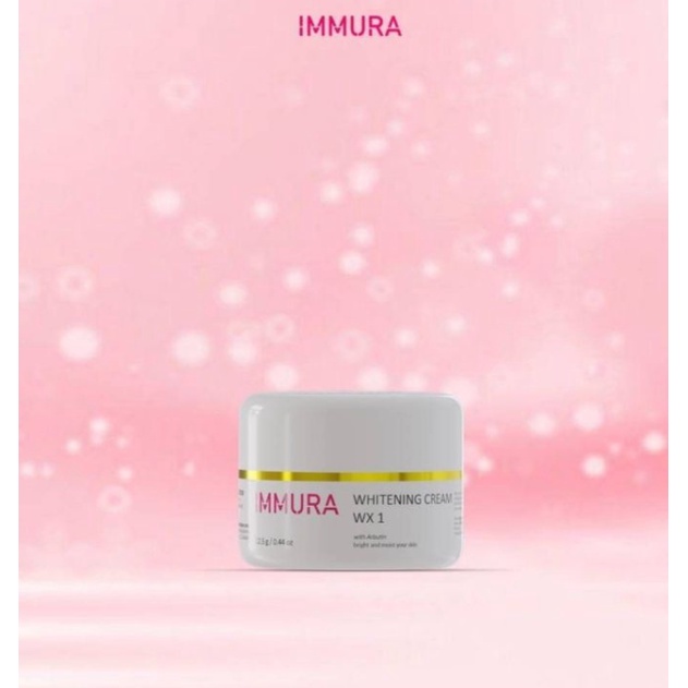 Daily glow / Immura whitening cream WX1- 3in1 glowing whitening moisturizer + spf reg bpom