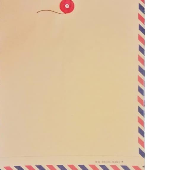 

EXCLUSIVE!AMPLOP COKLAT FOLIO TALI -AIRMAIL 310 ( 50 Pcs)|KD6
