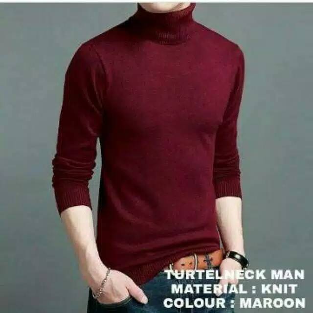 Sweater rajut pria / sweater turtelneck men