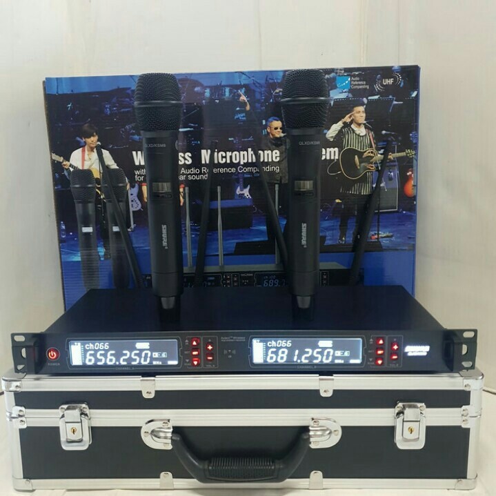 Mic Wireless  QLXD/KSM9 Multi Channel - Hitam