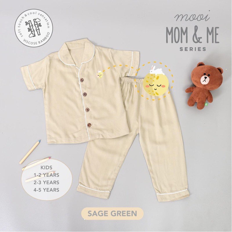 MOOI Baju Tidur Ibu &amp; Anak  / Piama / Piyama Mom &amp; Me