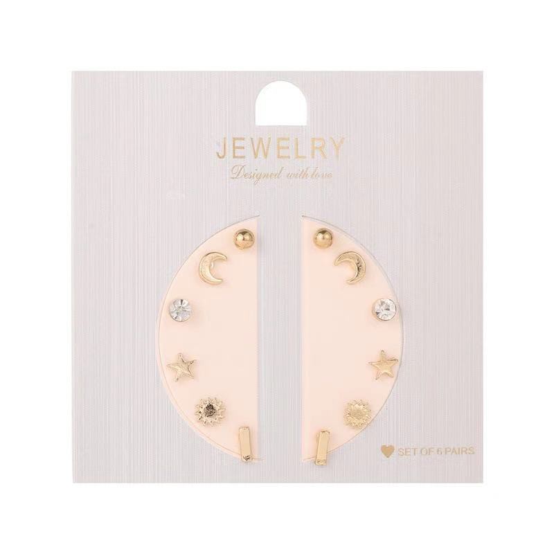 Set Anting Gaya Korea Untuk Wanita / Aksesoris Fashion Anting Set Gaya Korea Import