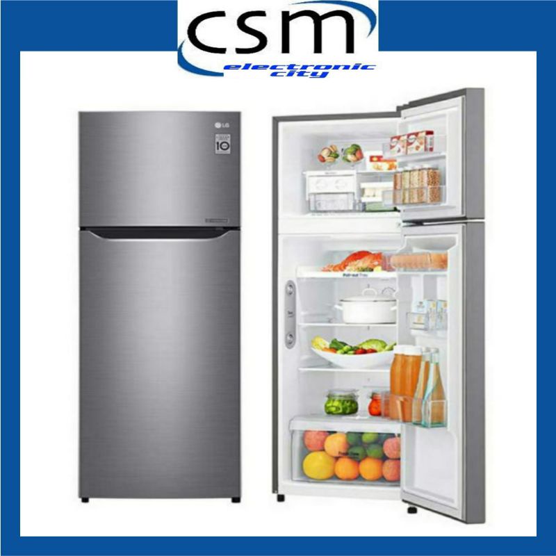 LG Kulkas 2 Pintu / Dua Pintu - Smart Inverter Compressor 209 Liter - GN-B200SQBB