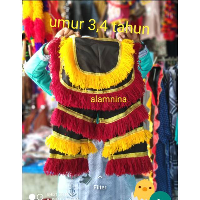 Celana barongan kuda lumping jaranan