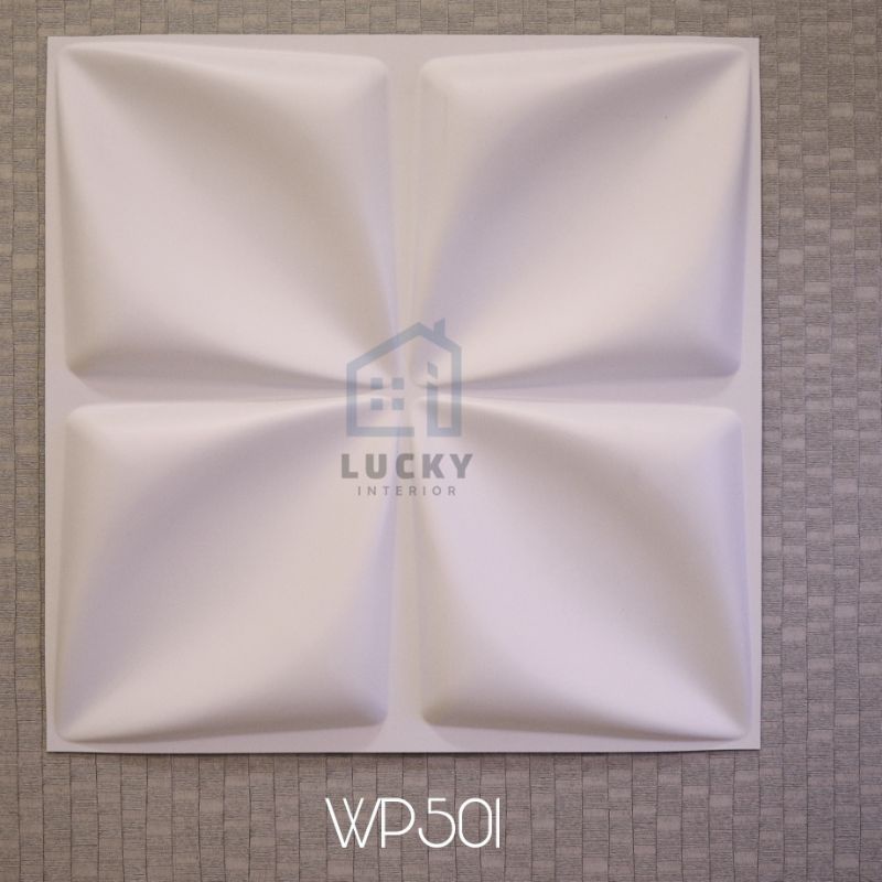 wallpaper panel 3D/ wallpanel 3D PVC 50cm x 50cm-WP501