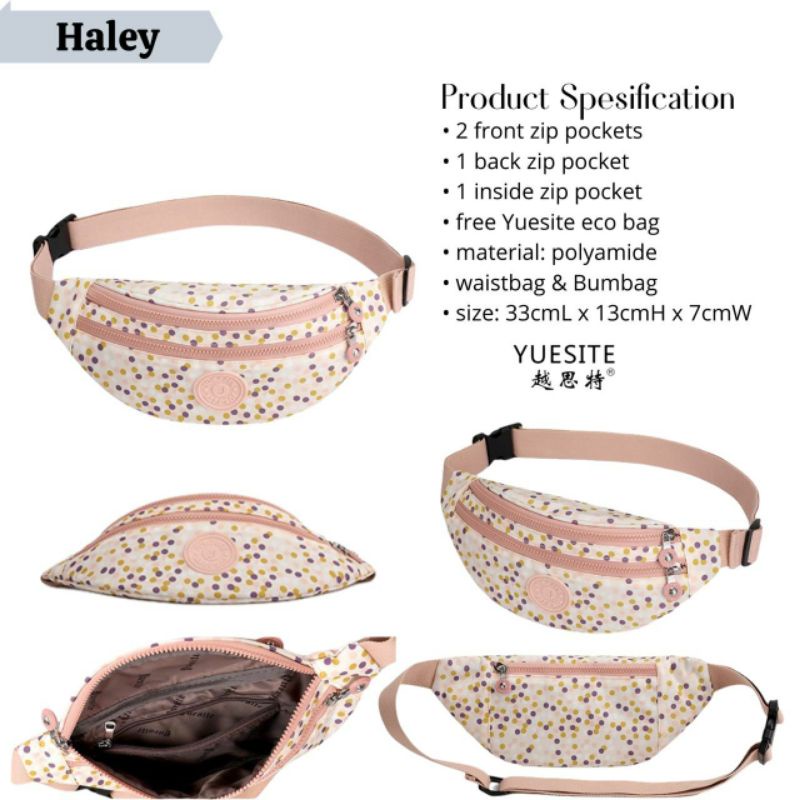 Tas pinggang wanita yuesite haley original waist bag