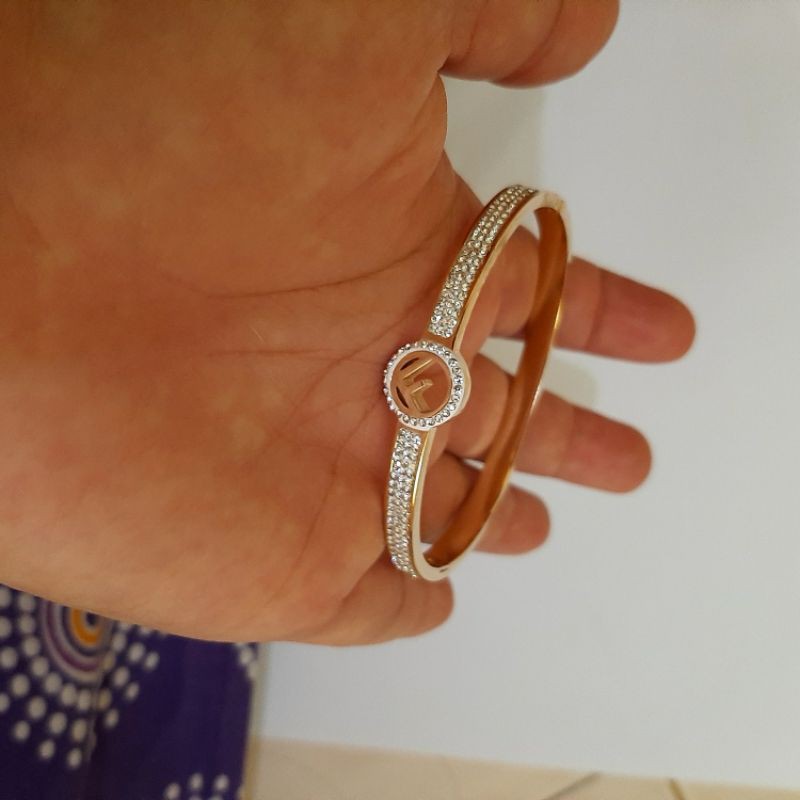 gelang titanium wanita/aksesoris titanium wanita