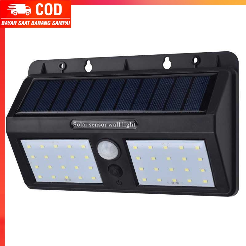 (100% BARANG ORI) DUOGU Lampu Solar Sensor Gerak Outdoor Weatherproof - L40